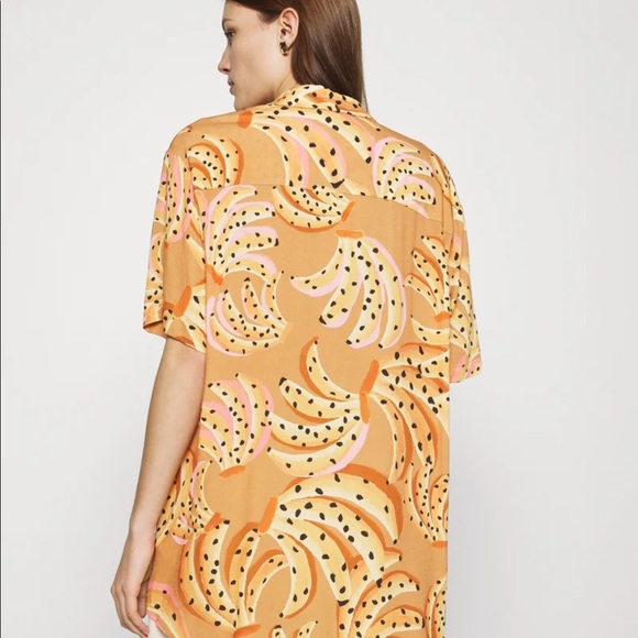 FARM Rio Brown and Pink Patterned Top - Picture 4 of 6